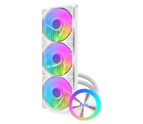 darkFlash DG360 biela / AiO chladič CPU / 3x 120 mm / ARGB podsvietenie / 600-1800 RPM / 36 dB / Intel + AMD