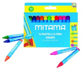 Mitama / Voskovky / 14 farieb / okrúhle / umývateľné