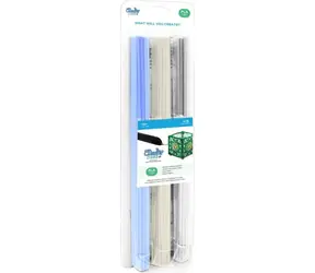 3Doodler PL-CLEAR-75 / Plastové tyčinky PLA / 75 ks / priemer 3 mm