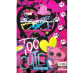 Mitama Fantasy colours TooCute / Zošit linajkový / A4 / 52+2 listov / 100 g/m2