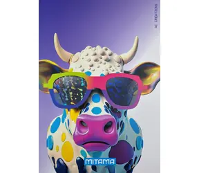 Mitama Animal krava / Zošit / A4 / linajkový s okrajmi / 40 +2 listov
