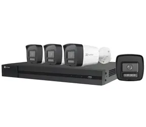 Ezviz X5K PoE Kit / Kamerový set / 8 Mpix / 8kanálový NVR / 4X IP kamera H3K / PoE / 2TB HDD