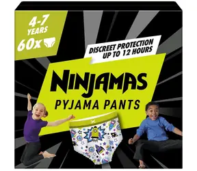 Pampers Ninjamas XXL Boy (60 ks) / Plienkové nohavičky