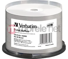 Verbatim CD- R 700 MB 52x 50 kusov / Optické médium / spindl