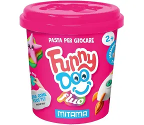 Mitama Funny Doo oranžová, ružová, zelená / Modelína / neónové farby / 3x120 g