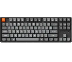 Keychron K8 Max QMK / Klávesnica / TKL 87 kláves / Mechanická / Super Red switch / hliníkový rám / BT / USB