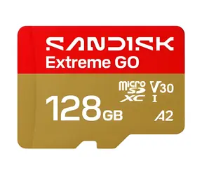 SanDisk Extreme GO microSDXC 128GB / Pamäťová karta / čítanie: až 240 MB/s / zápis: až 120 MB/s
