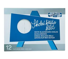 KOH-I-NOOR Krieda 111505 biela / Krieda na tabuľu / 4 ks
