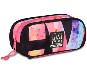 Mitama 3Zip Color Drops / Peračník plný / trojposchodový / 11 ks písacích potrieb