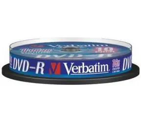 Verbatim DVD- R / DVD- R médium / 4,7 GB / 16x / 10 ks / Spindl
