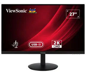 27" ViewSonic VG2709-2K-MHDU-2 čierna / Monitor / IPS / 2560 x 1440 / 100 Hz / USB-C / Pivot / VESA / repro