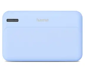 HAMA Pocket 10 modrá / Powerbanka / 10000 mAh / 2x USB-A / 5V / 2.1A