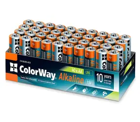 Colorway alkalická batéria AA 40ks / 1.5V