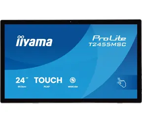 23.8" iiyama ProLite T2455MSC-B2 čierna / Dotykový monitor / IPS / 1920x1080 / 120Hz / 5ms / 400cd / repro / HDMI / DP