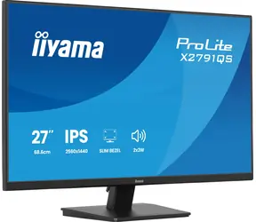 27" iiyama ProLite X2791QS-B1 čierna / Monitor / IPS / 2560x1440 / 75Hz / 1ms / HDMI / DP