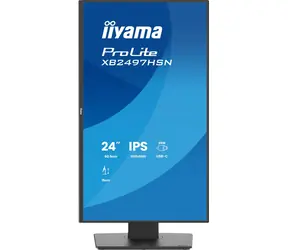 24" iiyama ProLite XB2497HSN-B1 čierna / Monitor / IPS / 1920x1080 / 120 Hz / 1ms / USB-C 65W / HDMI / DP / repro