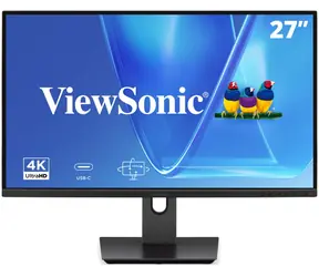 27" ViewSonic VG2719U-4K čierna / Monitor / IPS / 3840 x 2160 / 60 Hz / 350 cd/m2 / 2x HDMI + DP + USB-C / VESA / repro