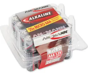 Ansmann Red / Batéria AAA / alkalická / 1.5V / 20 ks / v boxe