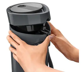 Emsa PONZA 1,9 l antracitová / Vákuový džbán / Comfort Press / horúce 12 h / studené 24 h