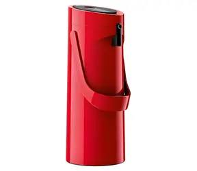 Emsa PONZA červená / Pumpovacia termoska / 1,9 l / Comfort Press