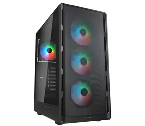 COUGAR Airface Pure RGB čierna / PC skriňa / ATX / micro-ATX / mini-ITX / ARGB / bez zdroja