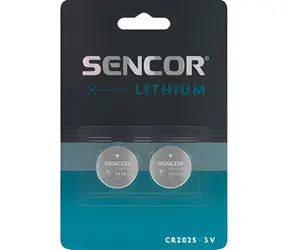 Sencor CR2025 / Lítiová gombíková batéria / 3V / 2 ks