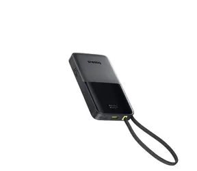 Baseus EnerFill FC51 Bipow2 Pre čierna / Powerbanka / 10 000 mAh / 22,5 W / vstavaný USB-C kábel
