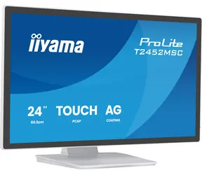 24" iiyama ProLite T2452MSC-W2AG biela / Monitor / IPS / FHD 1920x1080 / dotykový / 120Hz / 5ms / HDMI / DP
