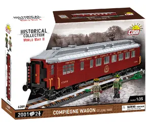 Cobi 6289 Compiegne Waggon 22. 6. 1940 / Stavebnica / 1:35 / 2 001 dielikov / od 10 rokov