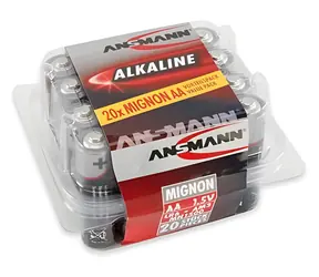 Ansmann Red / Batéria alkalická AA (LR6) / 1,5 V / 20 ks