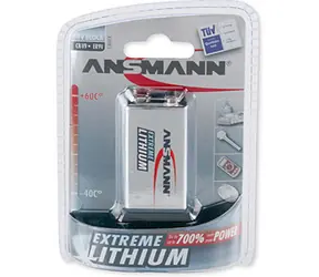 Ansmann Extreme Lítium 9V / Batéria / Lítium / 1 ks