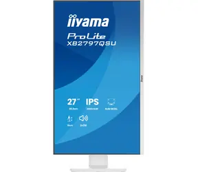 27" Iiyama ProLite XB2797QSU-W1 biela / Monitor / IPS / QHD / 75Hz / 1ms / pivot / repro