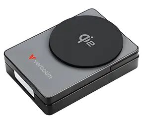 Verbatim Charge 'n' Go Qi2 sivá / Powerbanka / 10 000 mAh / USB-C PD 30W / Qi2 15W