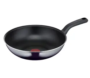 TEFAL Resist D52619 čierna / Panvica wok / 28 cm / hliník