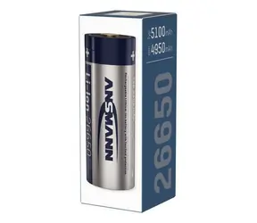 Ansmann Li- ION 26650 / Dobíjacie batérie / 3,6 V / 5100 mAh / Micro-USB