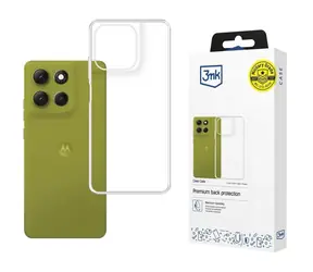 3mk Clear Case pre Motorola Moto G86 číra / Zadný kryt / Military Grade