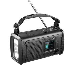Sandberg Survivor DAB Radio All-in-1 20000 čierna / Outdoorová powerbanka / 20 000 mAh / DAB + / FM rádio / BT 5.3 / IP53