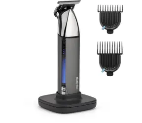 Babyliss Super-X Metal T996E čierna / Zastrihávač vlasov / displej / umývateľný / batéria