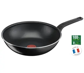 TEFAL Easy Cook & Clean B55519 čierna / Wok panvica / 28 cm