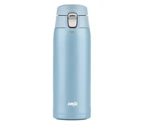 Emsa Travel Mug Light svetlo modrá / Termohrnček / 400 ml / nerezová oceľ