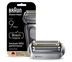 Braun Series 9 96M strieborná / Náhradná hlavica / pre Series 9 / 5+1 holiacich prvkov