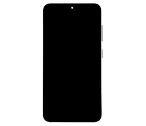 For Samsung Galaxy S23 Phantom Black / Náhradná LCD zostava / LCD + dotyk + predný kryt / SM-S911B