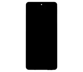 For Samsung M556 Galaxy M55 5G čierna / LCD displej s dotykovým sklom a predným krytom