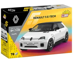 Cobi 24675 Renault 5 E-Tech biela / Stavebnica / 1:35 / 78 dielikov / od 6 rokov