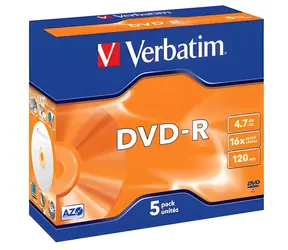 Verbatim DVD- R DataLife PLUS / Optické médium / 4,7 GB / 16x / 1 ks / jewel case