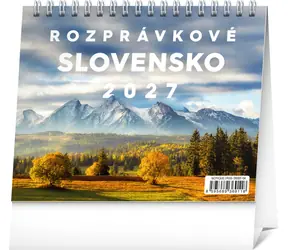 NOTIQUE Pohádkové Slovensko 2027 / Stolný kalendár / týždenný / 16,5 x 13 cm