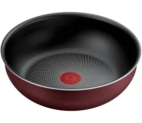TEFAL Ingenio L7247702 vínová-čierna / Panvica wok / 26 cm / odnímateľná rukoväť / indukcia
