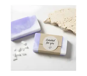 Creativ Company Kreatívna súprava Výroba mydla Square Lilac / Kreatívna súprava / mramorovanie / farebné blokovanie