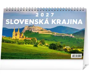 NOTIQUE Stolný kalendár Slovenská krajina 2027 / Stolný kalendár / 23,1 × 14,5 cm