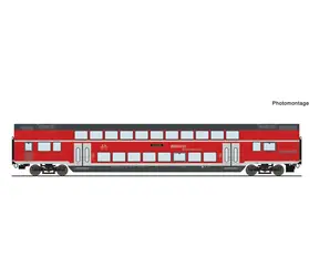 Roco 6220146 DBpza DB AG / Dvojposchodový osobný automobil 2. triedy / H0 (1:87) / epocha VI / LED osvetlenie / dĺžka 308 mm